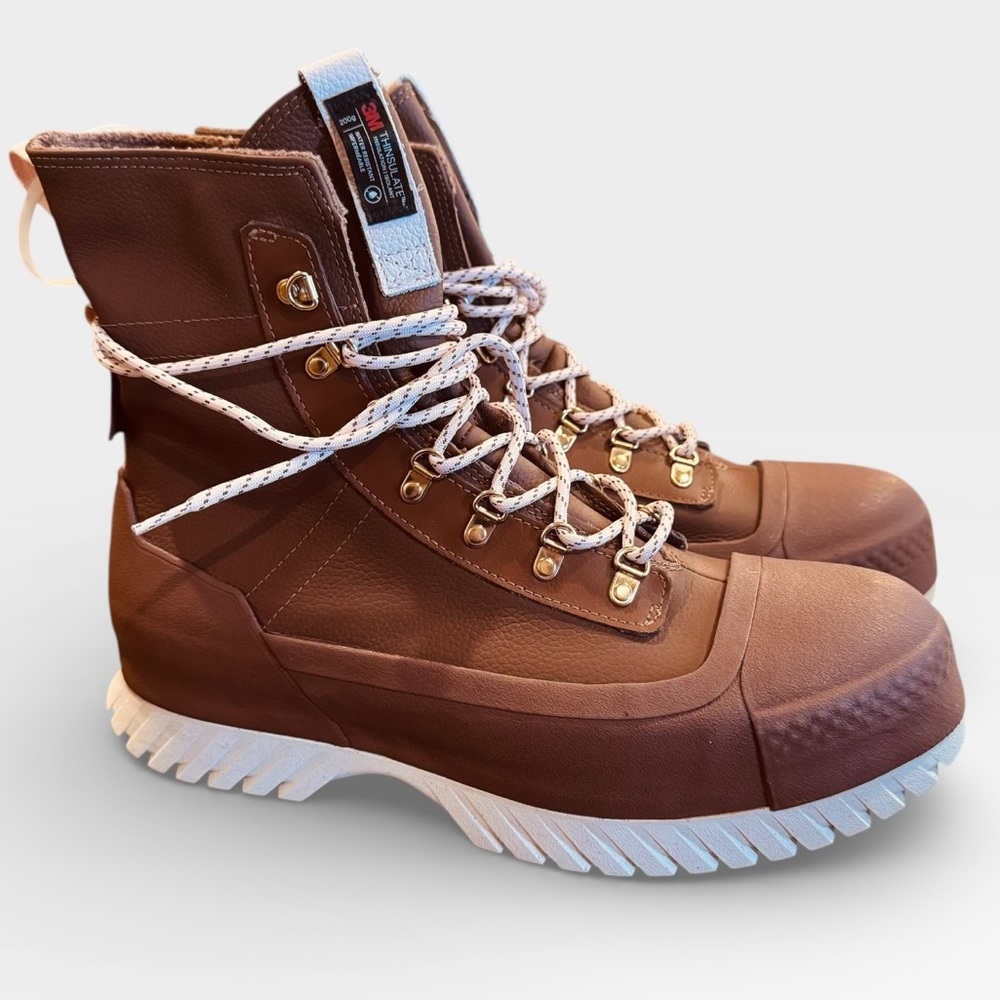 NEW Converse Chuck Taylor Brown Lugged 2.0 CC X-Hi Waterproof Leather Boots